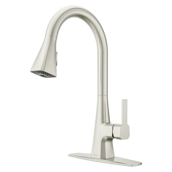 Pfister Gt529-Fo Frontera 1.8 GPM Single Hole Pull Down Kitchen Faucet - Stainless Steel