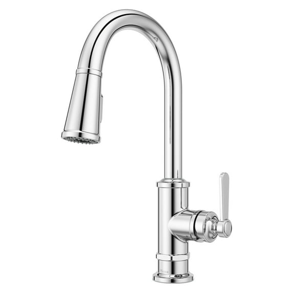 Pfister Gt529-Td Port Haven 1.8 GPM Single Hole Pull Down Kitchen Faucet - Chrome