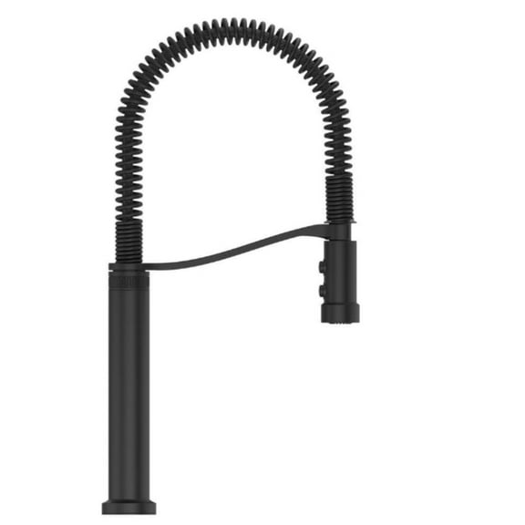 Pfister GT529-BRUB Bruton Culinary Single-Handle Pull Down Sprayer Kitchen Faucet in Matte Black