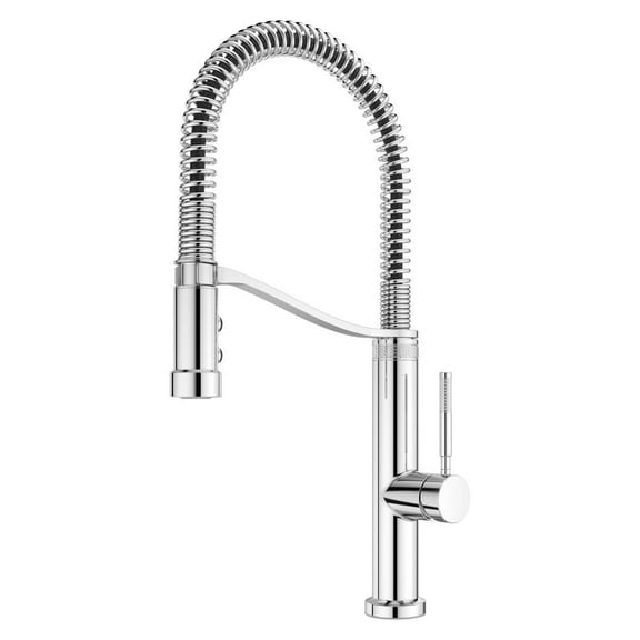 Pfister Gt529bru Bruton 1.8 GPM Single Hole Pre-Rinse Pull Down Kitchen Faucet - Chrome