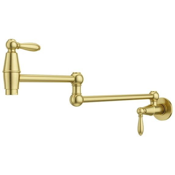 Pfister Gt533-Td Port Haven 3.0 GPM Single Hole Wall Mounted Pot Filler - Gold