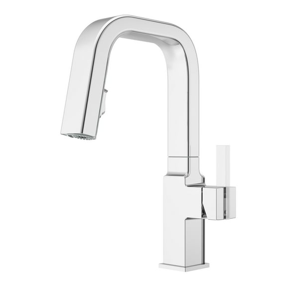 Pfister Gt572-Vrv Verve 1.8 GPM Single Hole Pull Down Bar Faucet - Chrome