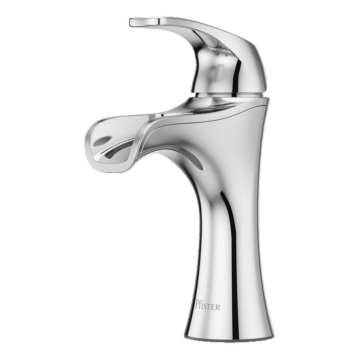 Jaida Sleek Polished Chrome Waterfall Bathroom Faucet