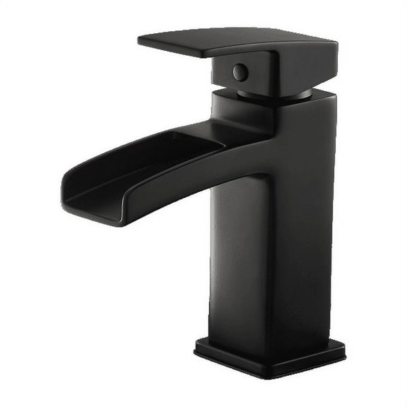 Pfister Kenzo Single Control 4" Centerset Bathroom Faucet in Black