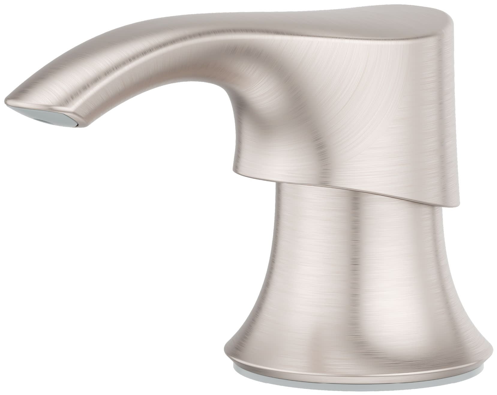 Stainless Steel Round Soap Dispenser with Tilt Pump