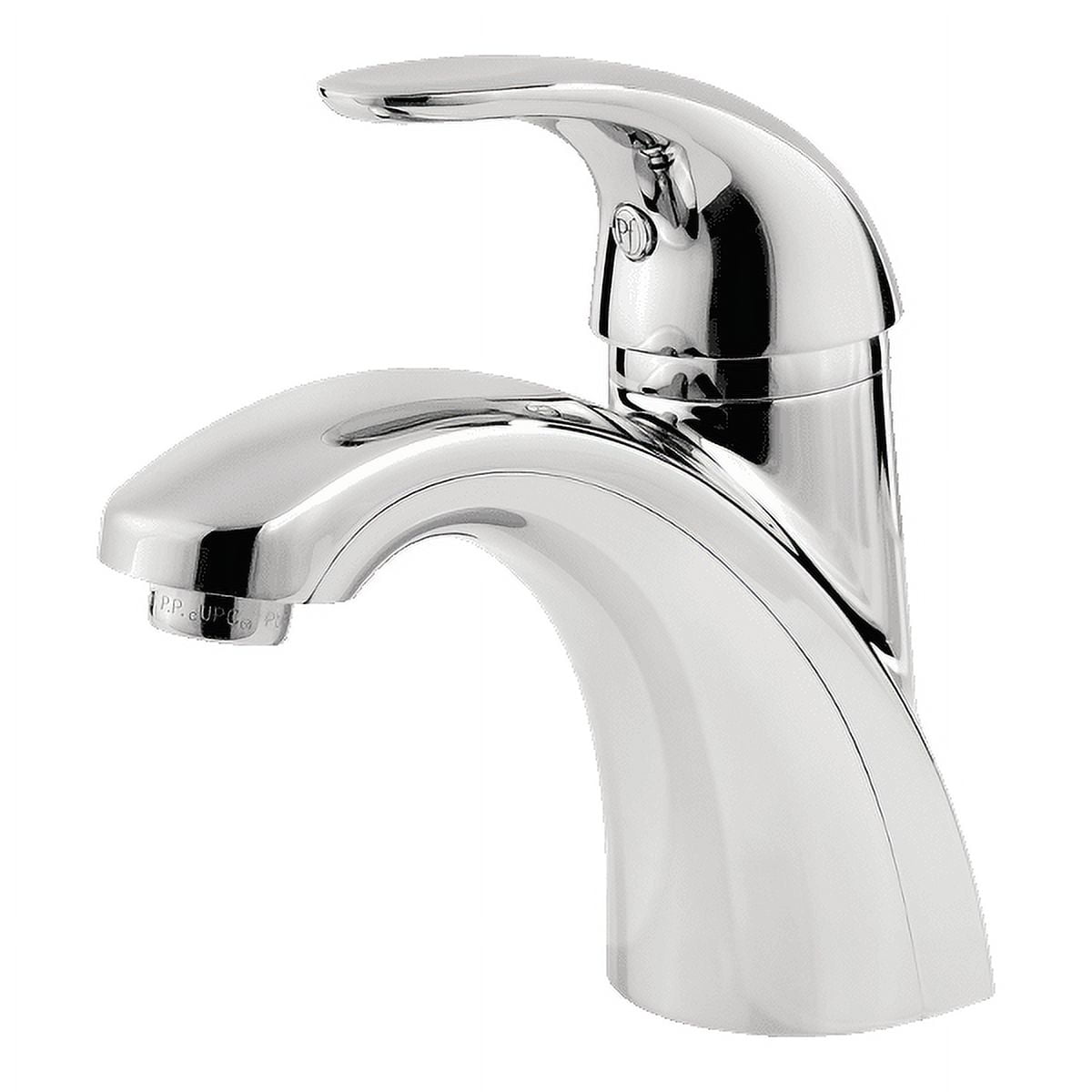 Polished Chrome High Arc Single Handle Bathroom Faucet