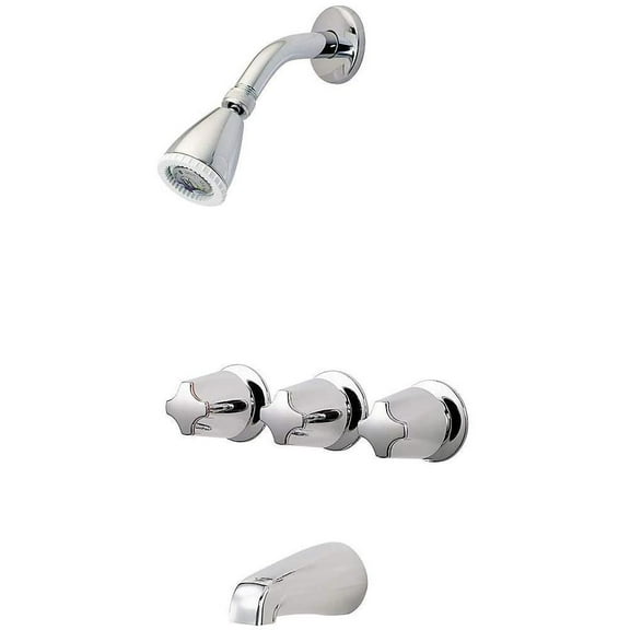 Pfister LG01-3210 Metal Polished Chrome Tub & Shower Faucet