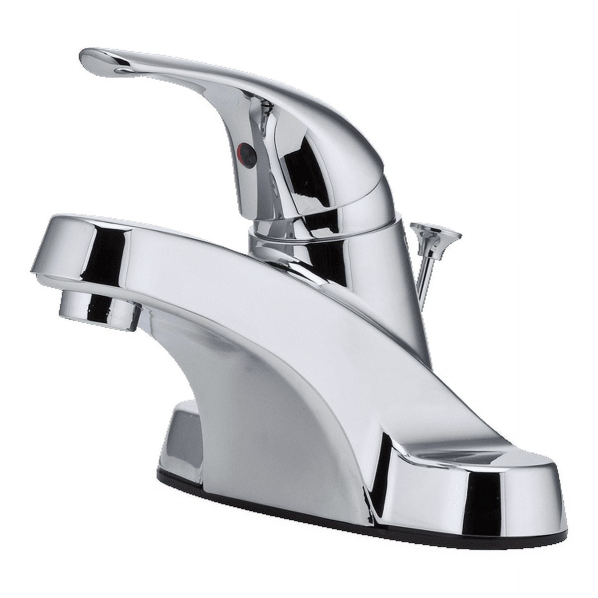 Polished Chrome Single Control Centerset Bathroom Faucet