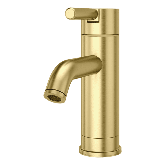 Open Box Pfister LG42-NBG00 Contempra Single Control 4" Bathroom Faucet, Brushed Gold