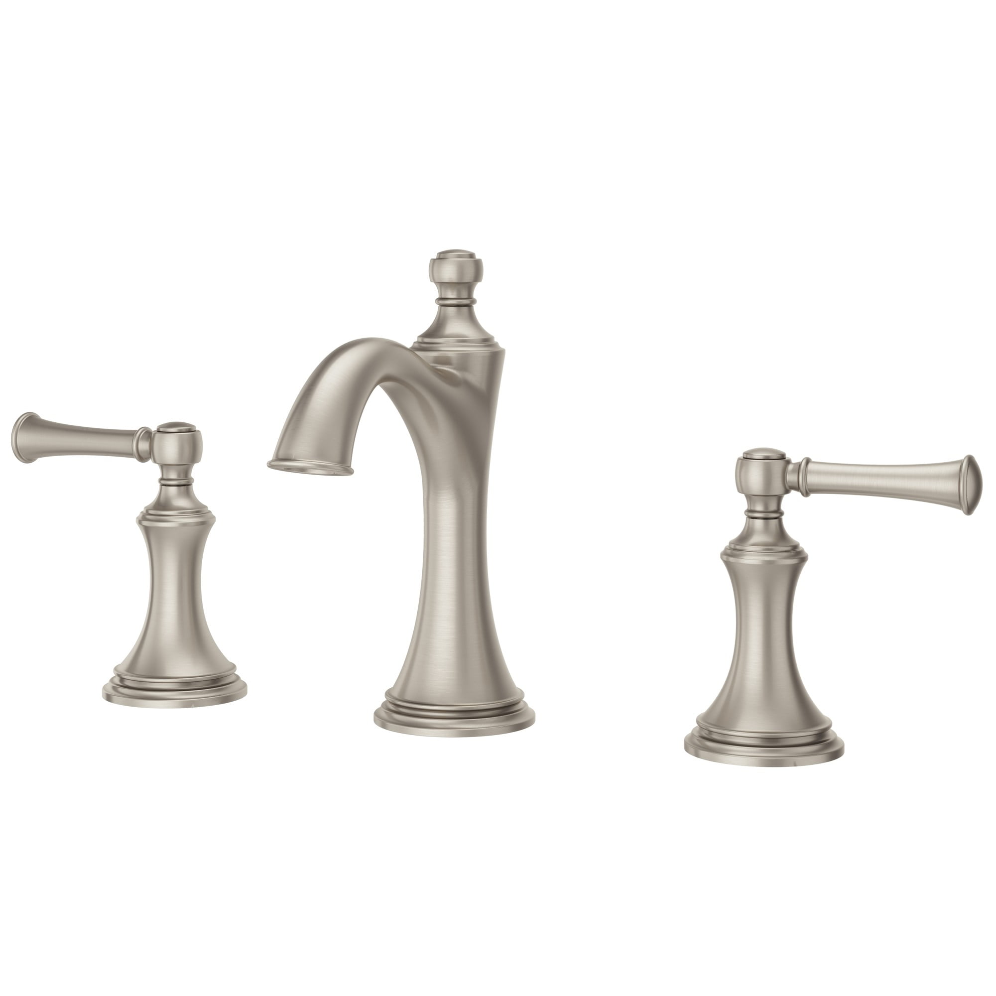 Pfister LG49-TB0K Tisbury 2-Handle 8" Widespread Bathroom Faucet, Brushed Nickel