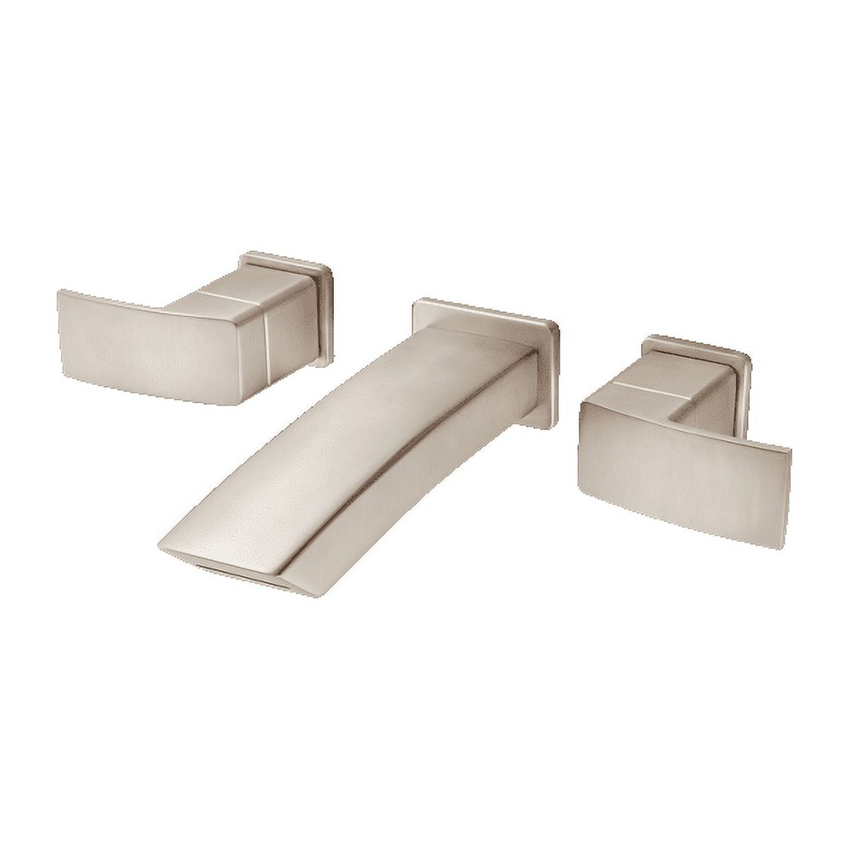 Pfister LG49DF3K Kenzo 2-Handle 8" Wallmount Bathroom Faucet in Brushed Nickel