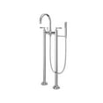 thumbnail image 1 of Pfister LG6-1TBC Tisbury Tub Filler with Hand Shower, Polished Chrome, 1 of 7