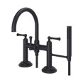 thumbnail image 1 of Pfister LG6-2TBY Tisbury Deck Mount Tub Filler with Hand Shower, Tuscan Bronze, 1 of 5