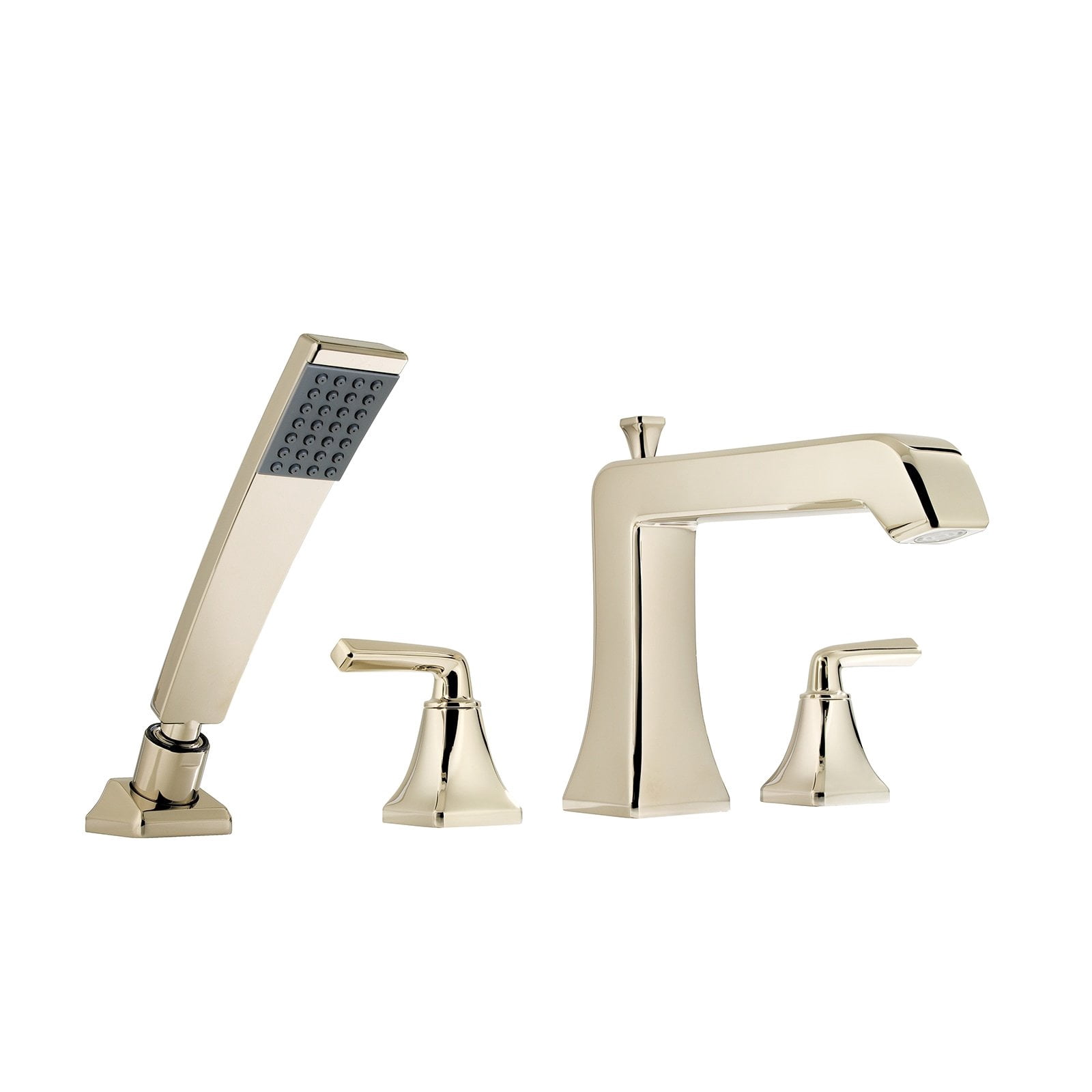 Pfister LG6-4FED Park Avenue Roman Tub Faucet with Handshower, Polished Nickel
