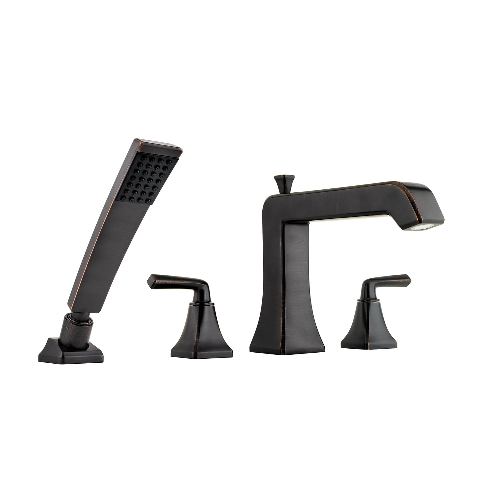 Pfister LG6-4FEY Park Avenue Roman Tub Faucet with Handshower in Tuscan Bronze