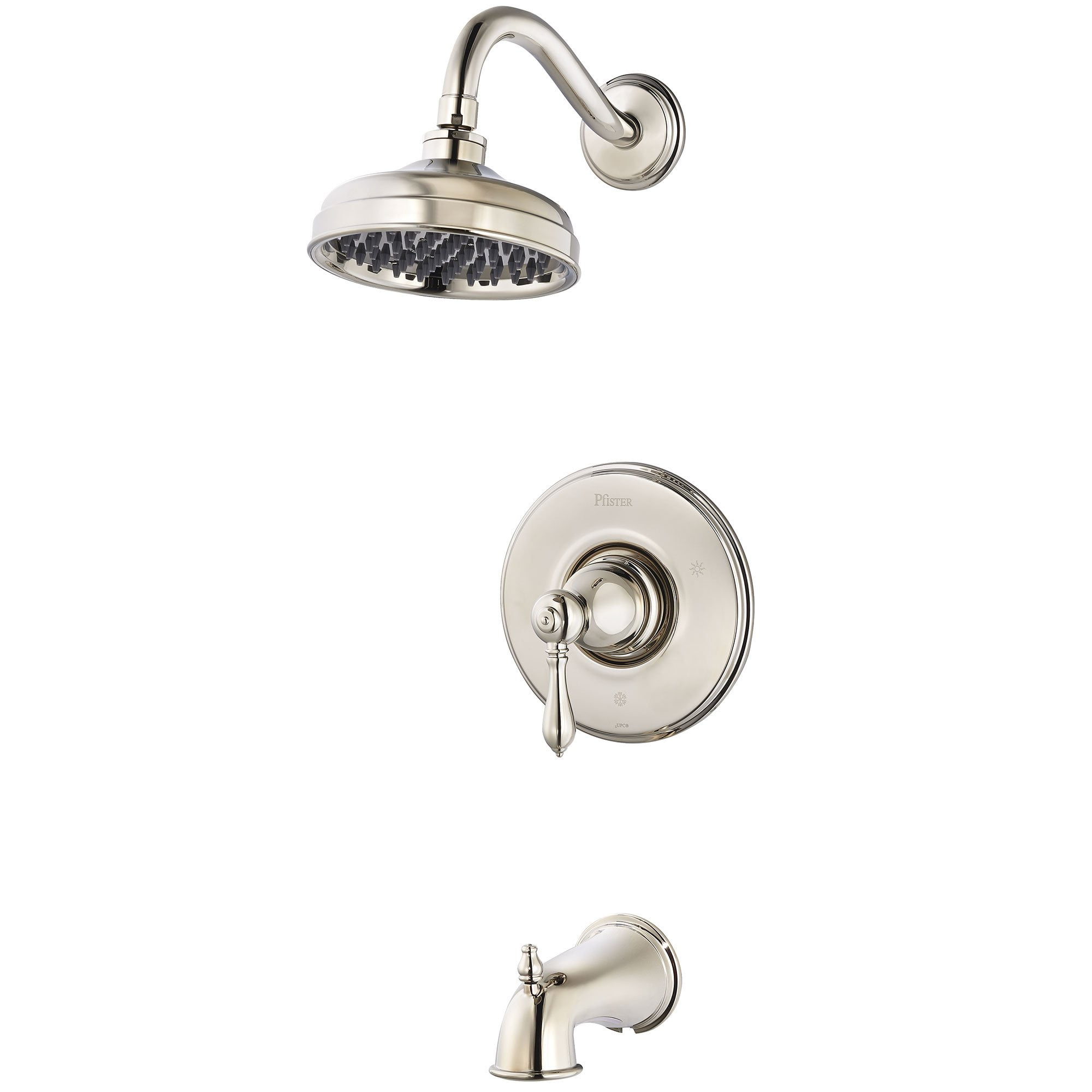 Pfister Pfirst Modern Duscharmatur – Nur Trim-Set Ohne Brause, Poliertes Chrom