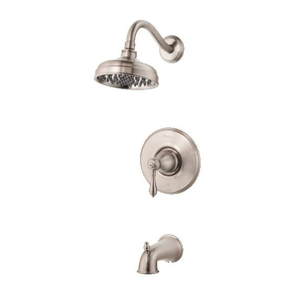 Pfister LG898MBK Marielle 1-Handle Tub & Shower Trim in Brushed Nickel