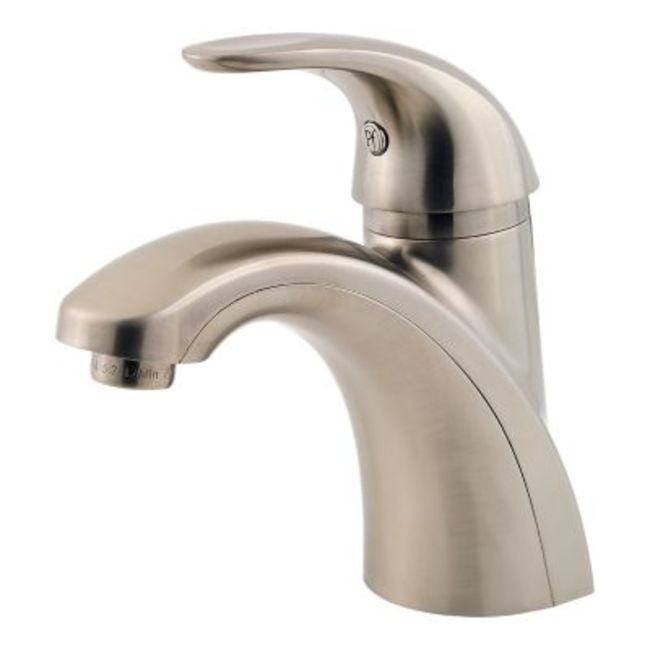Parisa Traditional Brushed Nickel High Arc Bathroom Faucet
