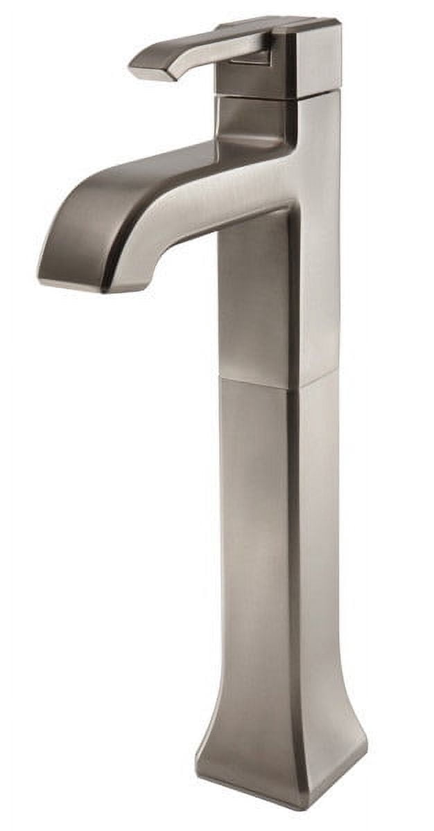 Pfister Lg40-Fe0 Park Avenue 1.2 GPM Single Hole Vessel Bathroom Faucet - Nickel