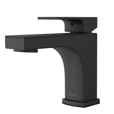Pfister Lg42-Pfm0 Pfirst Modern 1.2 GPM Single Hole Bathroom Faucet - Black