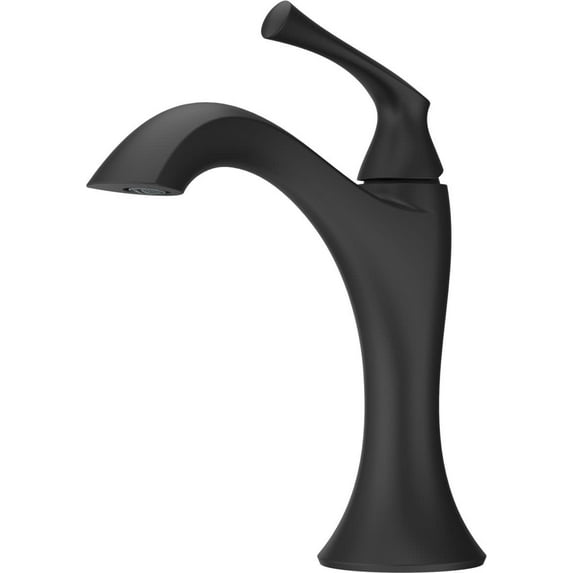 Pfister Lg42-Rh2 Rhen 1.2 GPM Single Hole Bathroom Faucet - Black