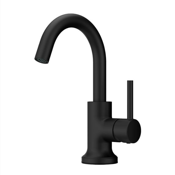 Pfister Lg42-Tnt2 Tenet 1.2 GPM Single Hole Bathroom Faucet - Black
