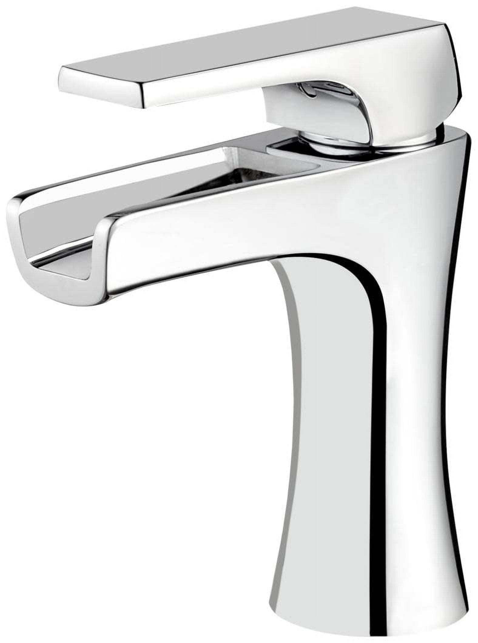 Kelen Polished Chrome Single Hole Bathroom Faucet