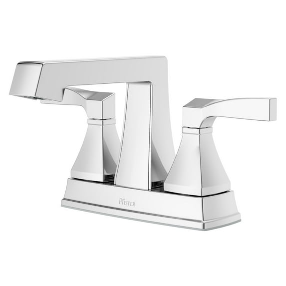 Pfister Lg48-Ht0 Holliston 1.2 GPM Centerset Bathroom Faucet - Chrome