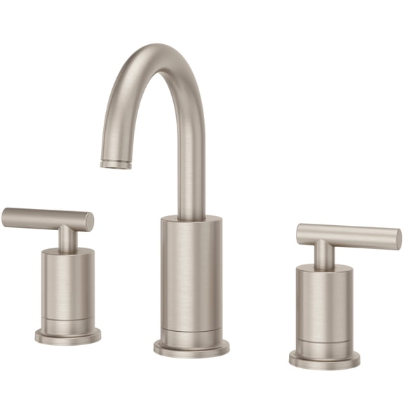 Pfister Lg49-Ncp Contempra 1.2 GPM Widespread Bathroom Faucet - Nickel