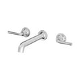 thumbnail image 1 of Pfister LG49-TNT2C Tenet 1.2 GPM Wall Mounted Widespread Bathroom Faucet - Chrome, 1 of 7