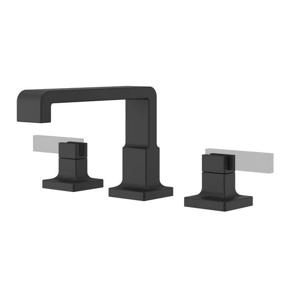 Pfister Lg49-Vrv1 Verve 1.2 GPM Widespread Bathroom Faucet - Black