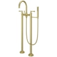 thumbnail image 1 of Pfister LG6-1TBBG Tisbury Floor Mounted Tub Filler - Gold, 1 of 7