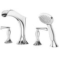 thumbnail image 1 of Pfister Lg64rh Rhen Deck Mounted Roman Tub Filler - Chrome, 1 of 6