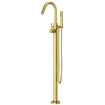 thumbnail image 1 of Pfister Modern Free Standing Tub Faucet in Brushed Gold, 1 of 6