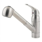 Pfister Pfirst Series 1-Handle Pull-Out Kitchen Faucet in Stainless Steel
