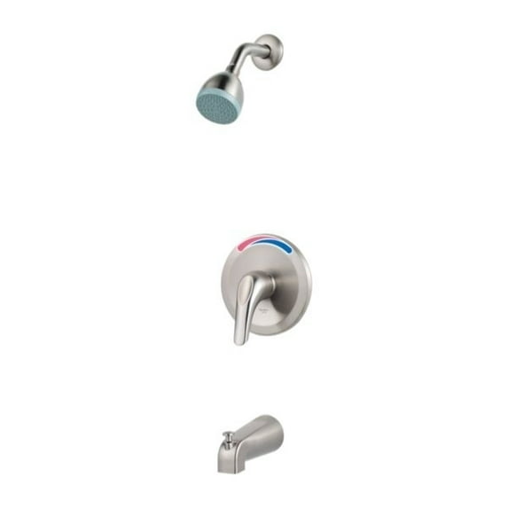 Pfister Pfirst Series 1-Handle Tub & Shower Trim in Brushed Nickel LJ89-030K