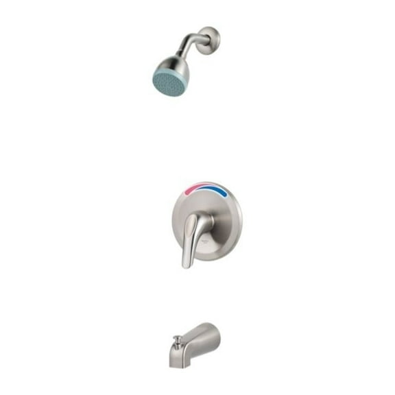 Pfister Pfirst Series 1-Handle Tub & Shower Trim in Brushed Nickel LJ89-030K