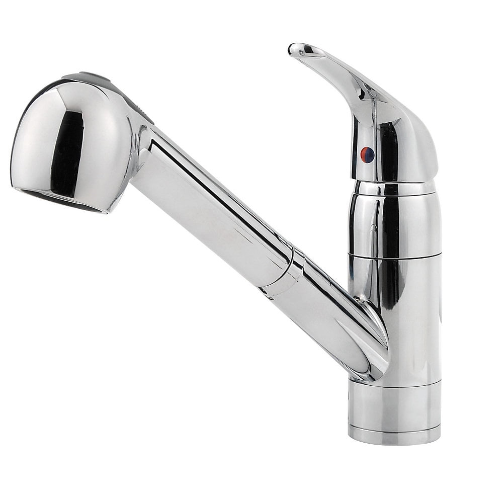 Polished Chrome Single Handle Centerset Bathroom Faucet