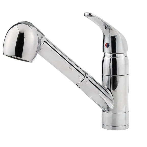 Pfister Pfirst Series 2-Handle 4" Centerset Bathroom Faucet in Polished Chrome