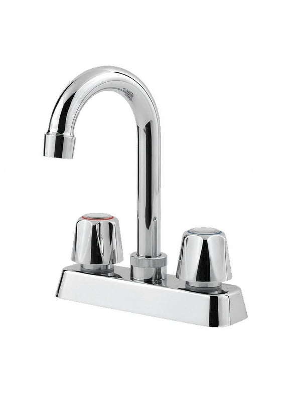 Pfister Pfirst Series 2-Handle Bar/Prep Kitchen Faucet in Polished Chrome