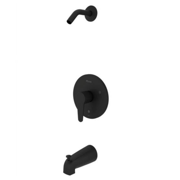 Pfister R89-070 Pfirst Modern Pressure Balanced Tub And Shower Trim Package - Black