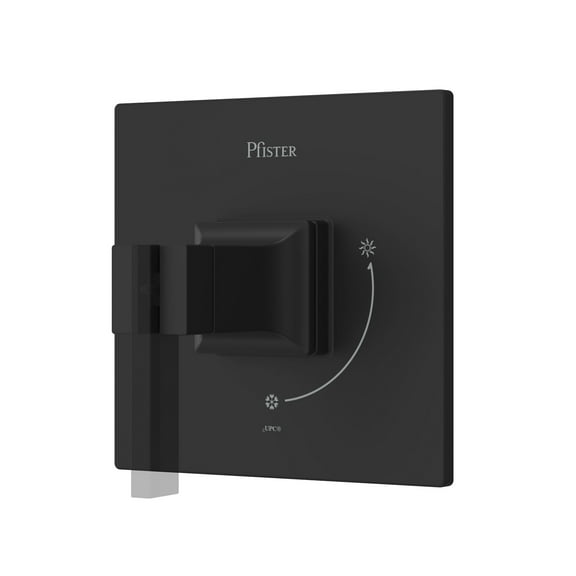 Pfister R89-1Vrv Verve Pressure Balanced Valve Trim Only - Black