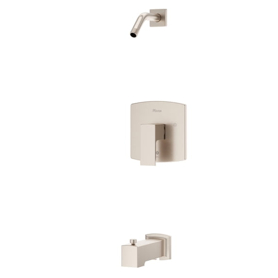 Pfister R89-8Pfm Pfirst Modern Tub And Shower Trim Package - Nickel