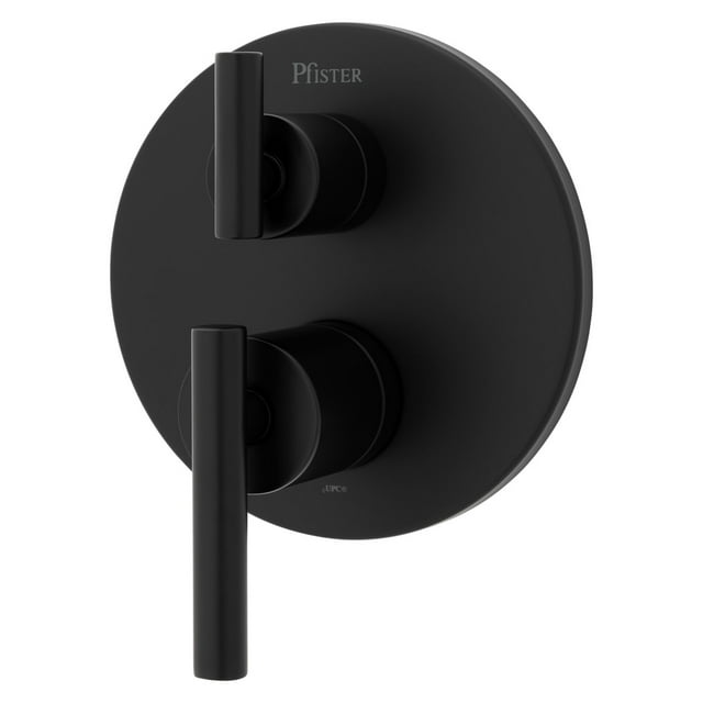 Pfister R89-SNC Matte Black Manual 2-Handles Shower Valve Trim