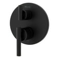 thumbnail image 1 of Pfister R89-SNC Matte Black Manual 2-Handles Shower Valve Trim, 1 of 1