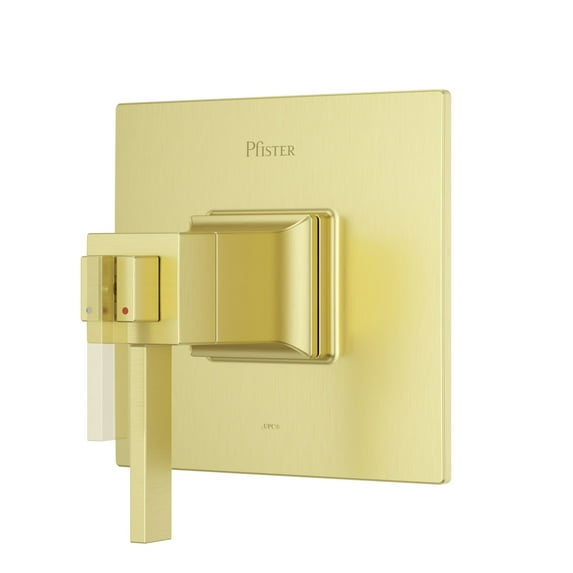 Pfister R89-VRV Metal Gold Shower Valve Trim, 7"