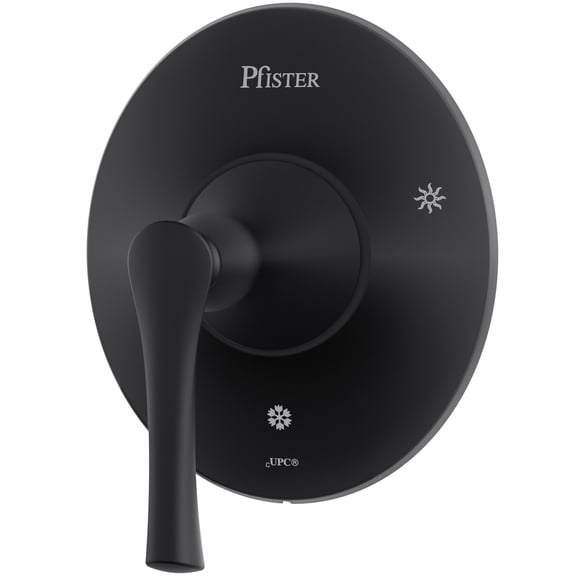 Open Box Pfister R891rh Rhen Pressure Balanced Valve Trim Only - Black