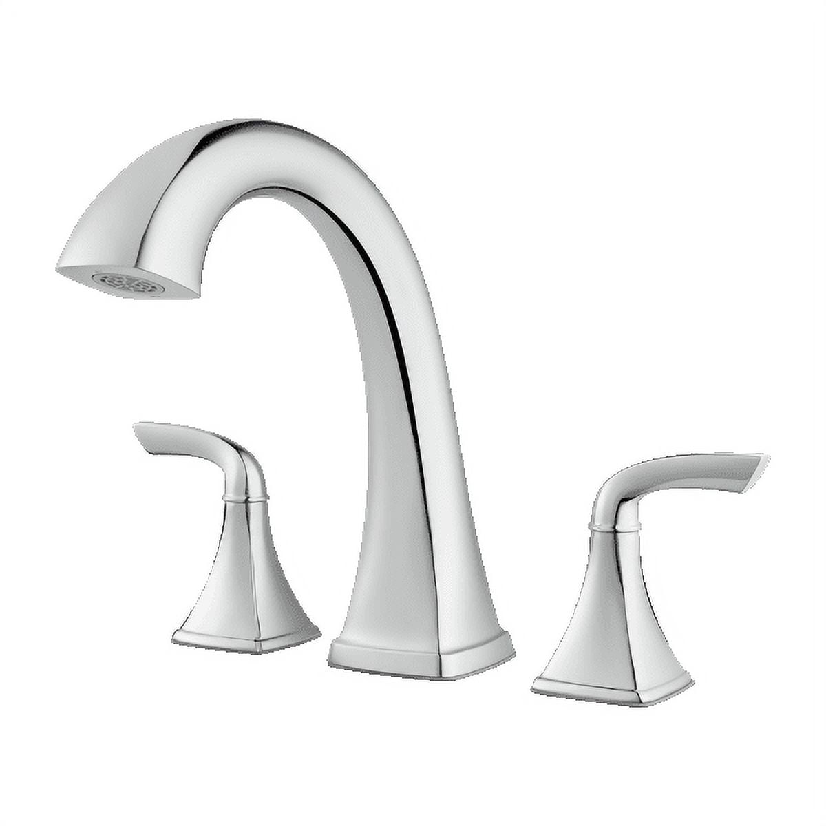 Bronson Polished Chrome 2-Handle Deck-Mount Roman Tub Faucet