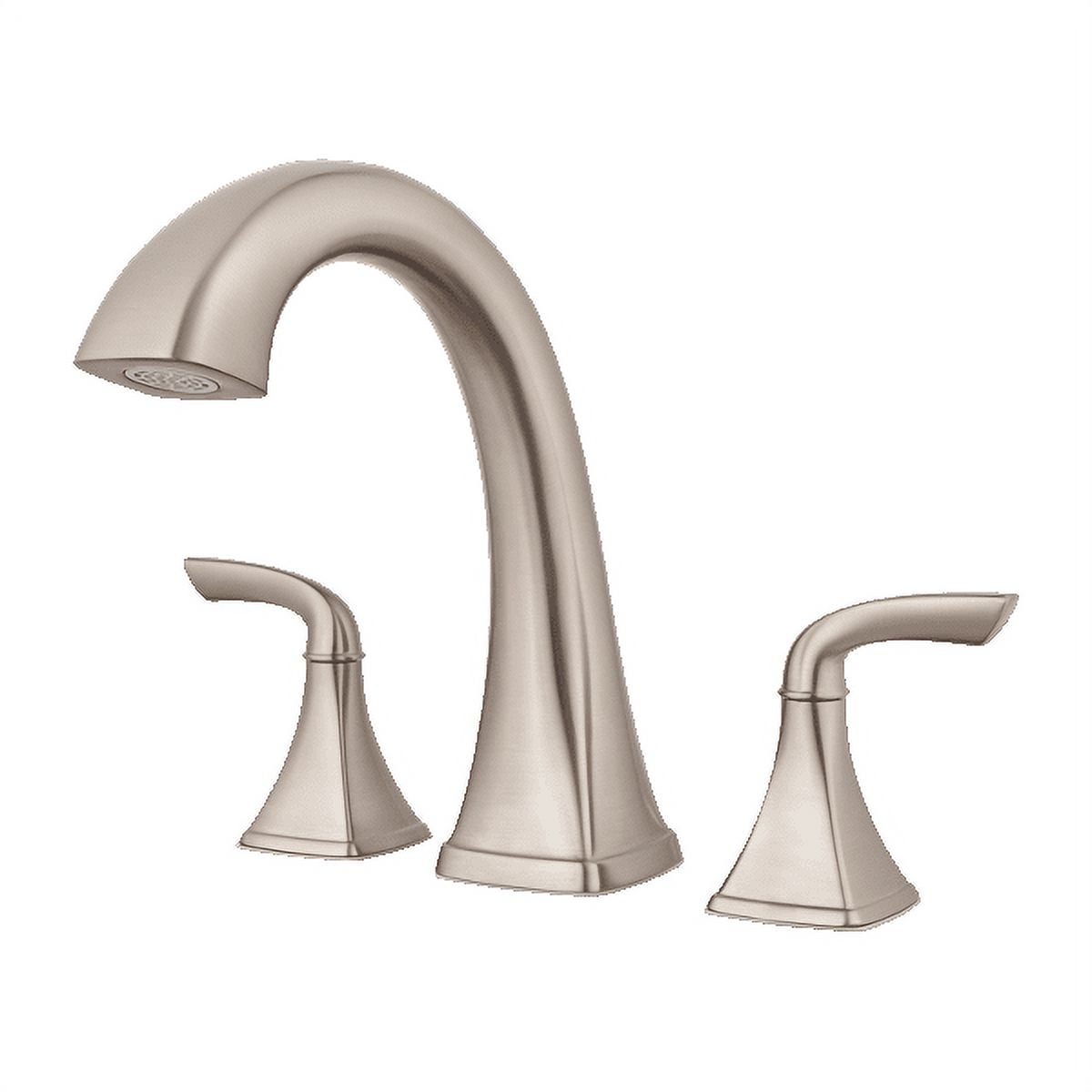 Brushed Nickel Double Handle Roman Tub Faucet