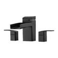 thumbnail image 1 of Pfister RT65DFB Kenzo 2-Handle Waterfall Spout Roman Tub Trim in Matte Black, 1 of 2